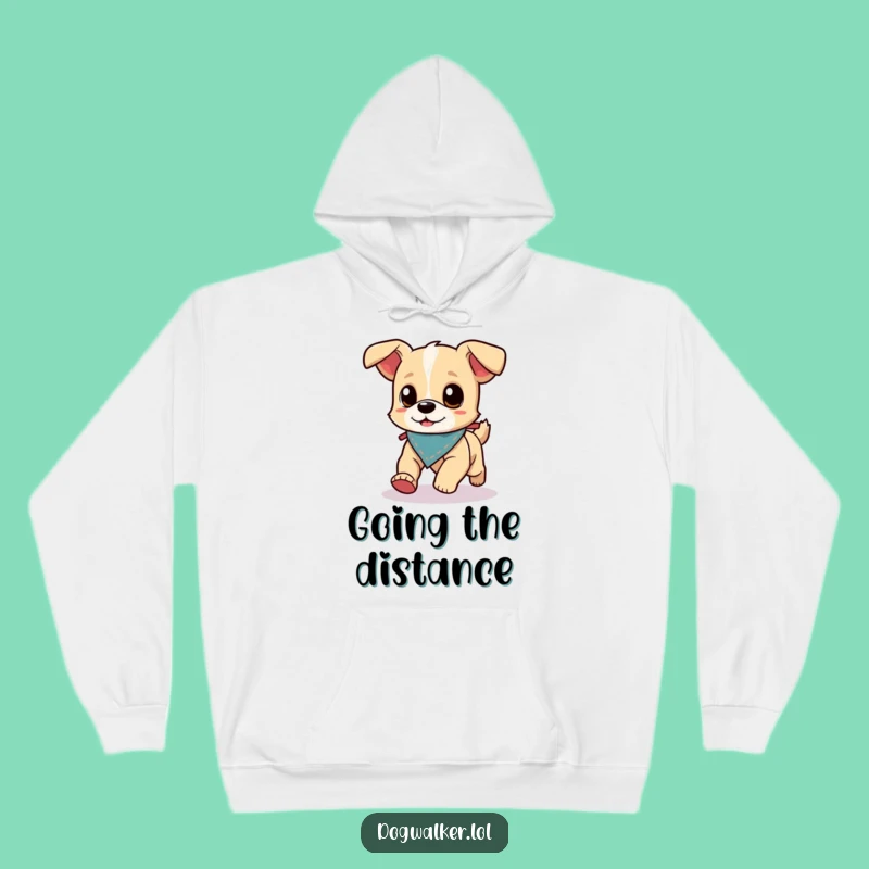 Funny Energetic Dog Hoodie: Cozy Pup Runner, Hilarious Dog Walker Gift