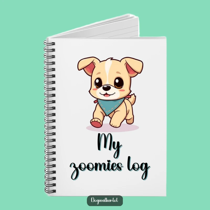 Funny Energetic Dog Notebook: Fast Pup Journal, Hilarious Stationery