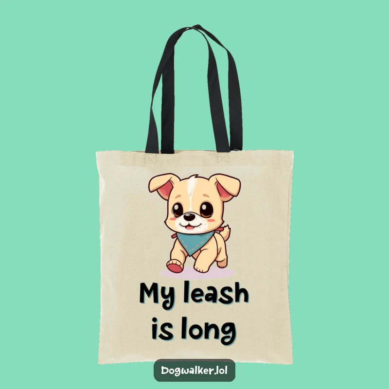 Funny Energetic Dog Tote Bag: Fast Pup Accessory, Hilarious Dog Walker Bag